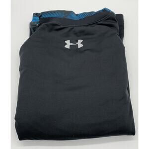 Under Armour Long Sleeve Youth Boys YXL Black Blue Training Athletic Kids Youth